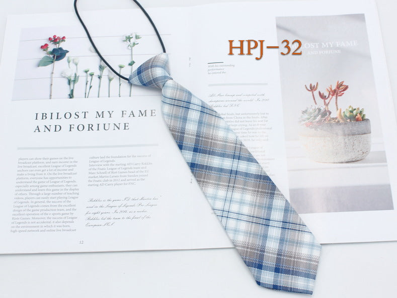 Japanese College Jk Plaid Tie Free Style