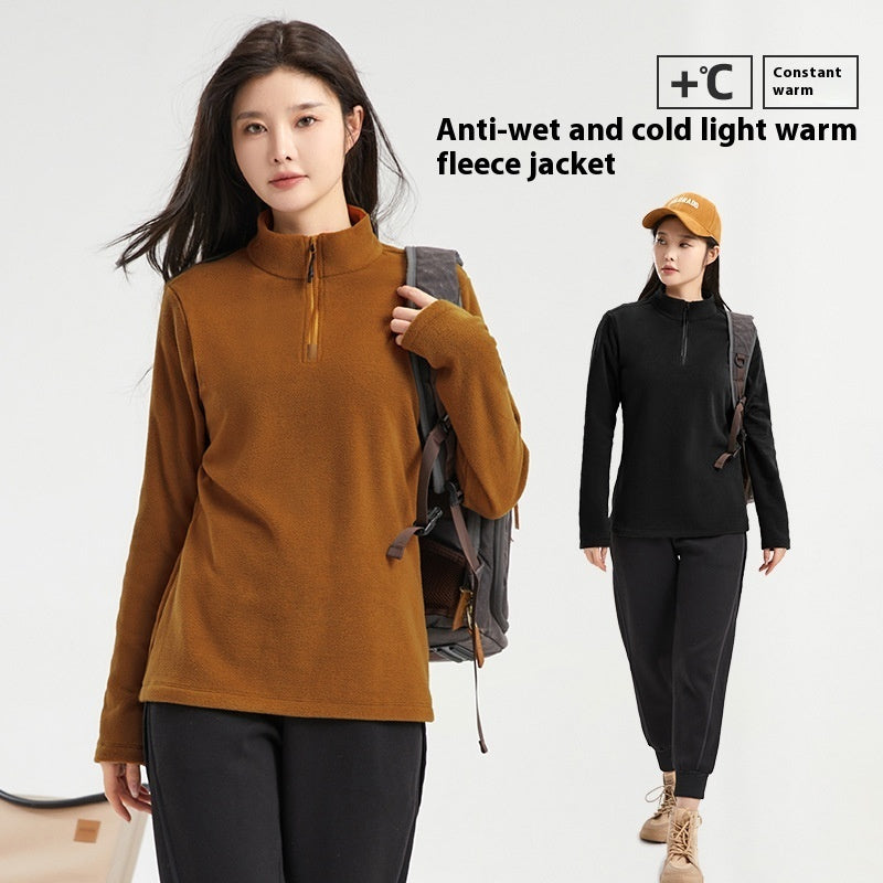 Double-sided Velvet Autumn And Winter Warm Polar Fleece Jacket
