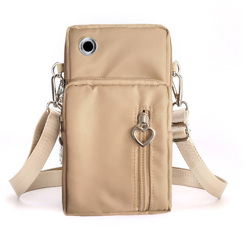 Dame Mode Afslappet Ensfarvet Crossbody Taske