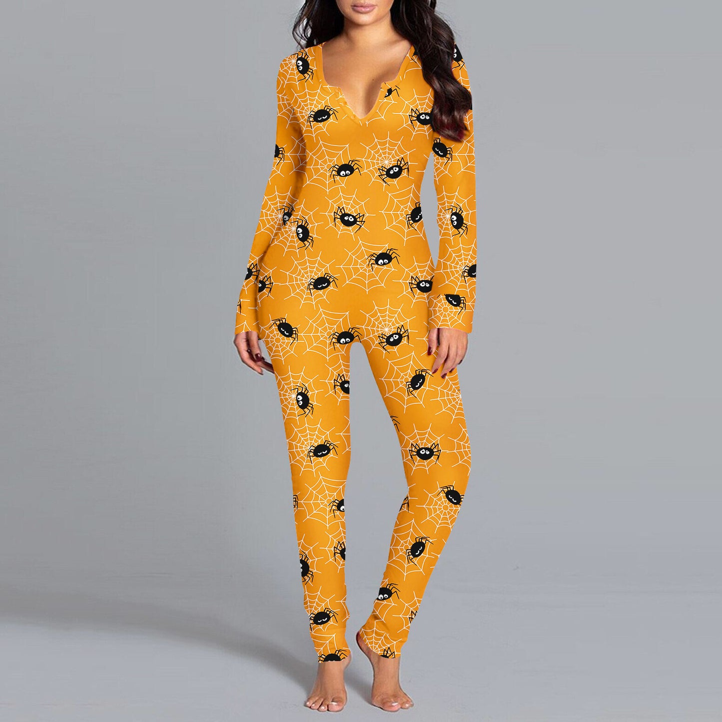 Jumpsuit til kvinder med afslappet digitalprint