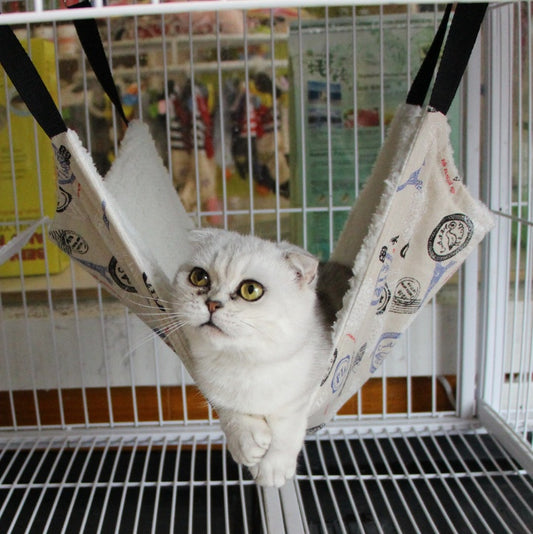 Warm Hang 7 Colors     Cat Bed Mat Soft Cat Hammock Hammock Winter Pet Kitten Cage Bed Cover Cushion