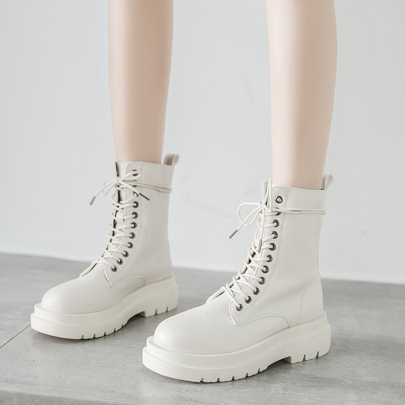 Fashion Casual Platform Thick Heel Ankle Boots
