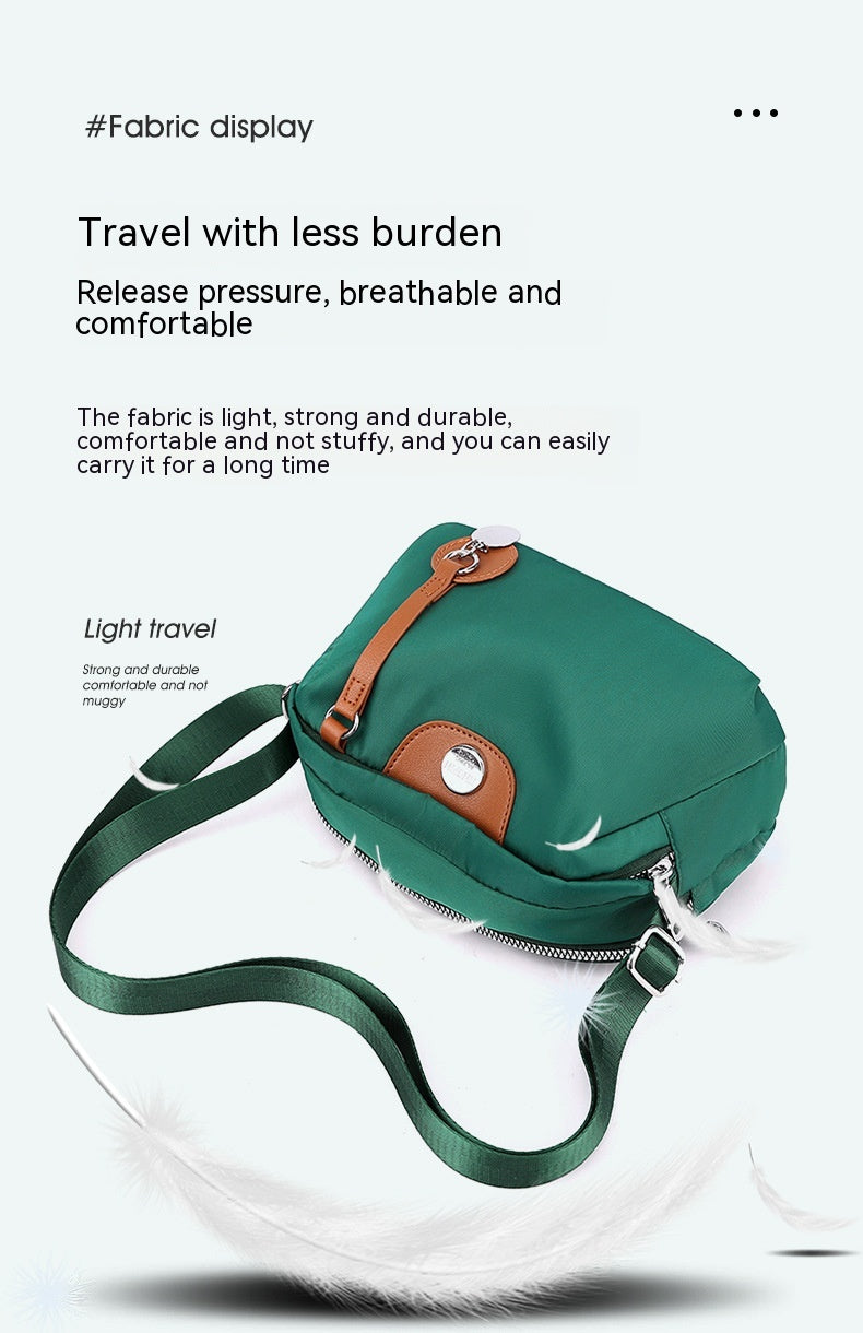 Fashion Nylon Canvas Diagonal Package Casual Oxford Cloth Shoulder Bag