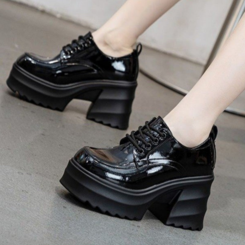 Fashion Mary Jane Shoes Spring And Autumn New Women's Platform Casual Pumps