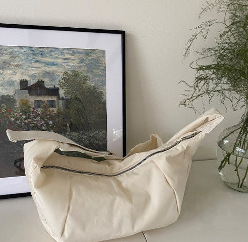Large Capacity Dumpling Down Cotton Casual Simple All-match Shoulder Bag