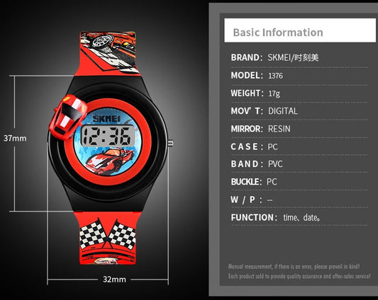 Rotating runway toy anime watch