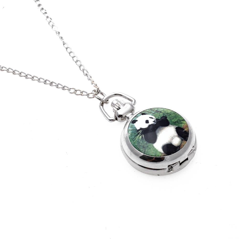 National Treasure Panda Ceramic Pocket Watch