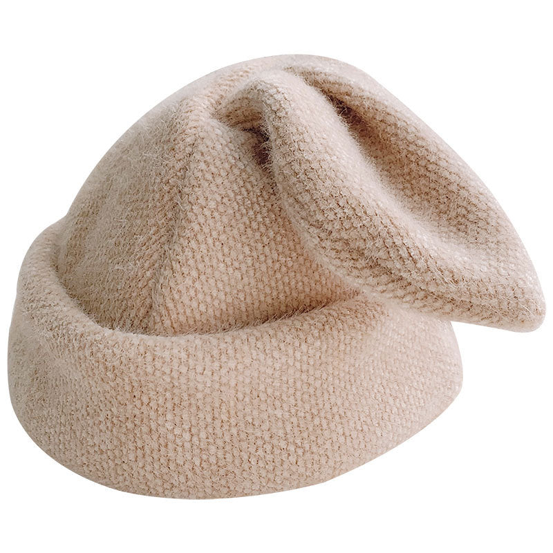 Rabbit Ears Woolen Cap Children Autumn And Winter Cute Fleece Lined