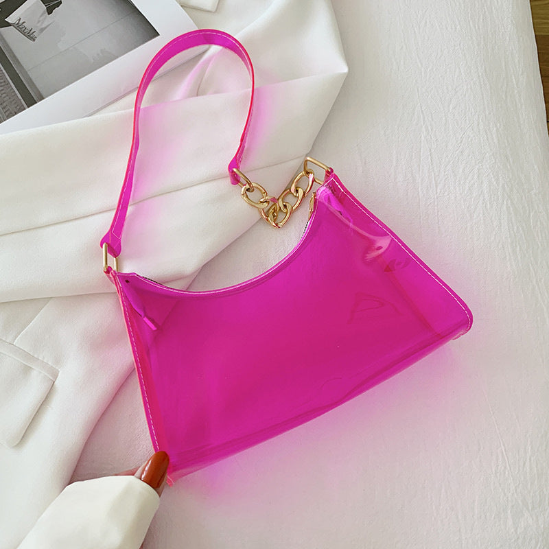 Creative Fashion Casual Ladies Transparent Visible Small Backpack