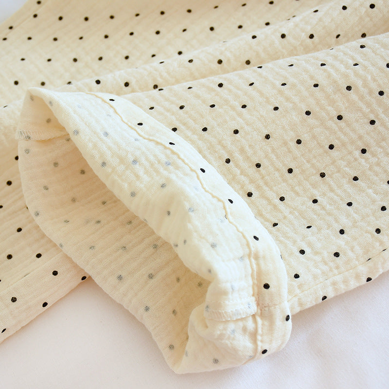 Women's Fashion Loose Cotton Gauze Home Pants