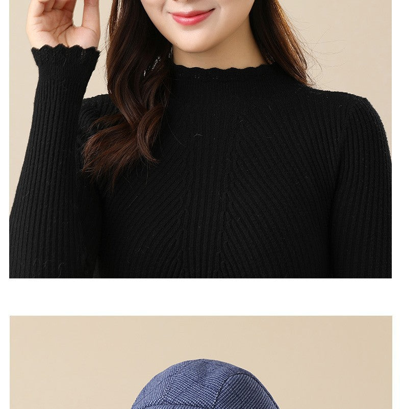 Plaid Warm Fashion Casual All-matching Fisherman Hat