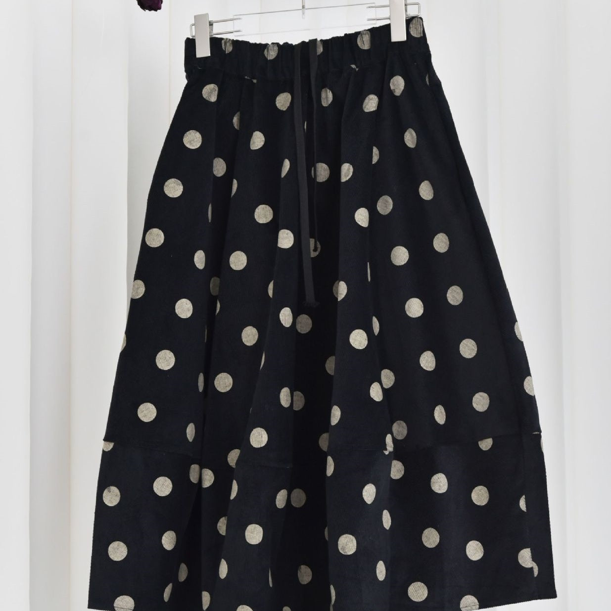 Women's All-matching Corduroy Retro Dots Skirt