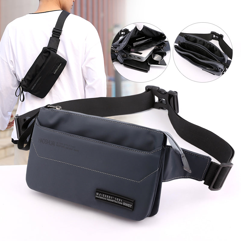 Nylon chest bag shoulder bag