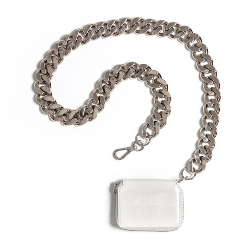 Thick Chain One-shoulder Messenger Coin Leather Mini Wallet