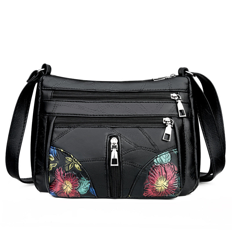 Soft Textured Women's Large Capacity Versatile Crossbody Bag