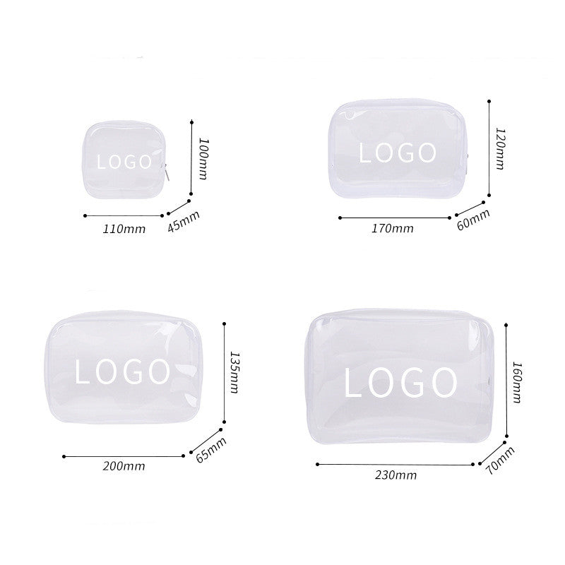 Pvc Travel Cosmetic Bag Large Capacity