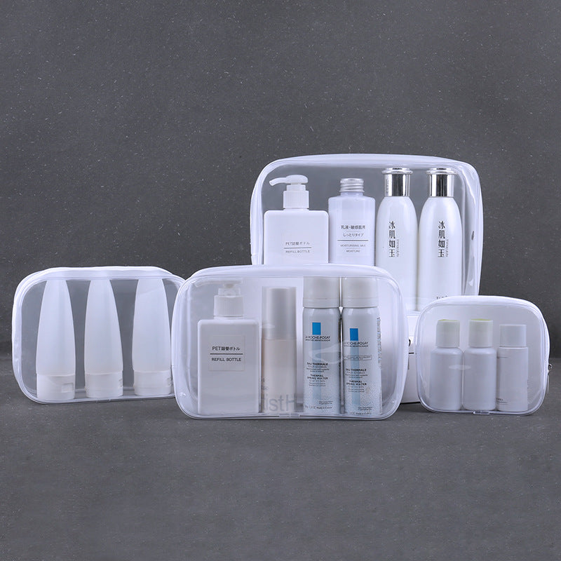Pvc Travel Cosmetic Bag Large Capacity
