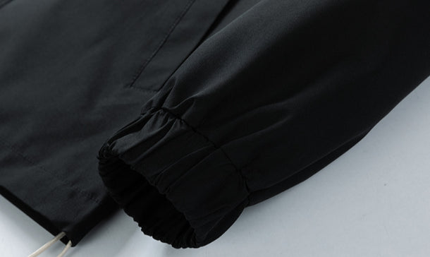 Men's Colorblock Hood Loose Trendy Coat