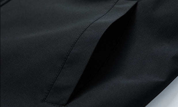 Men's Colorblock Hood Loose Trendy Coat