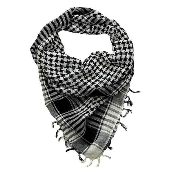 Polyester Houndstooth Tørklæde Firkantet arabisk tørklæde Taktisk tørklæde