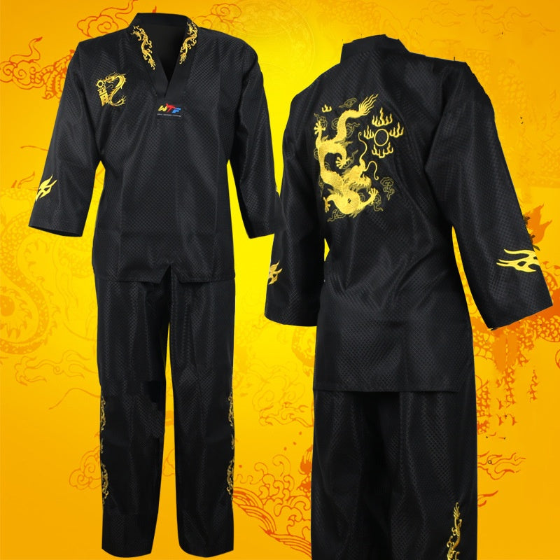 Black TKD Uniform Fitness Wear