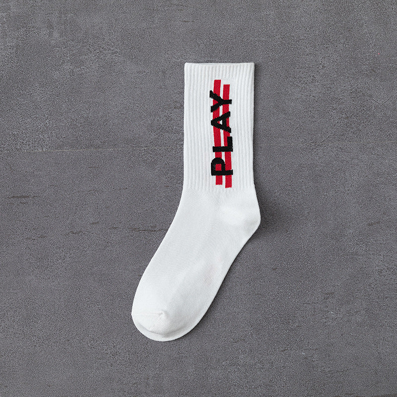 Hip hop english alphabet socks