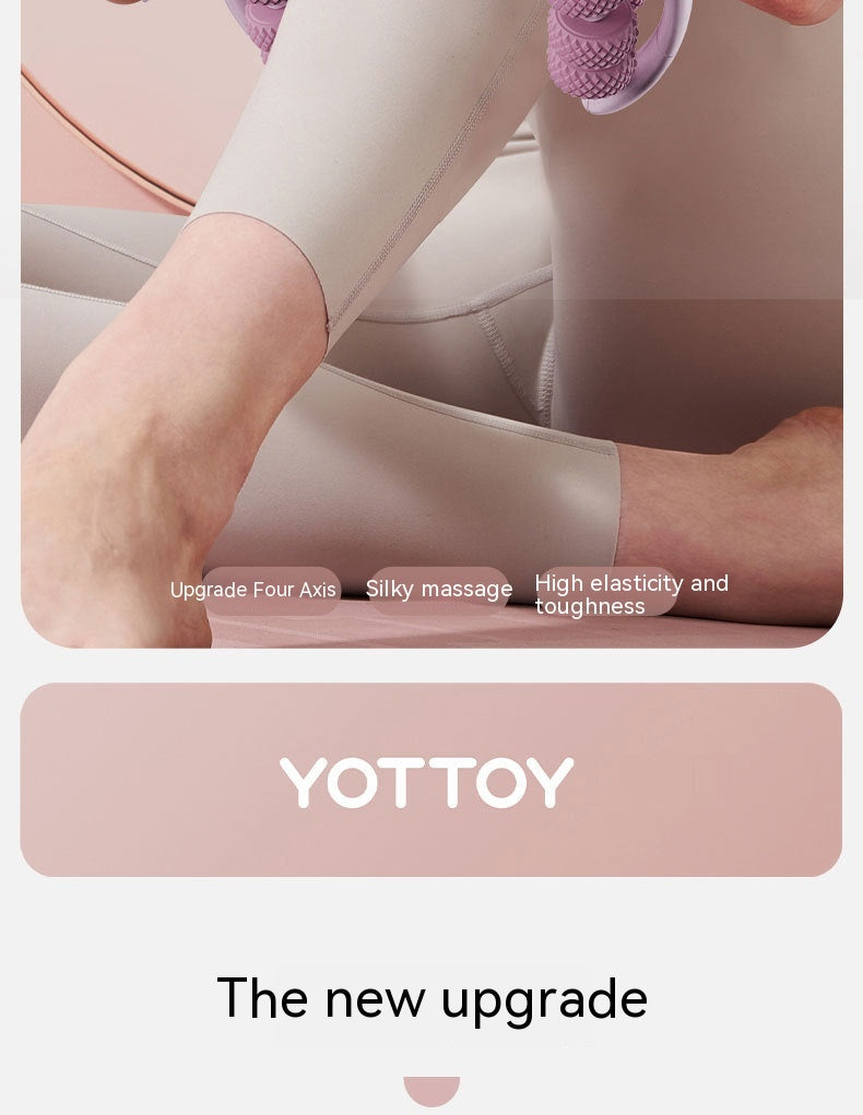 Leg Massager Circular Leg Beauty Slimming Yoga Wheel