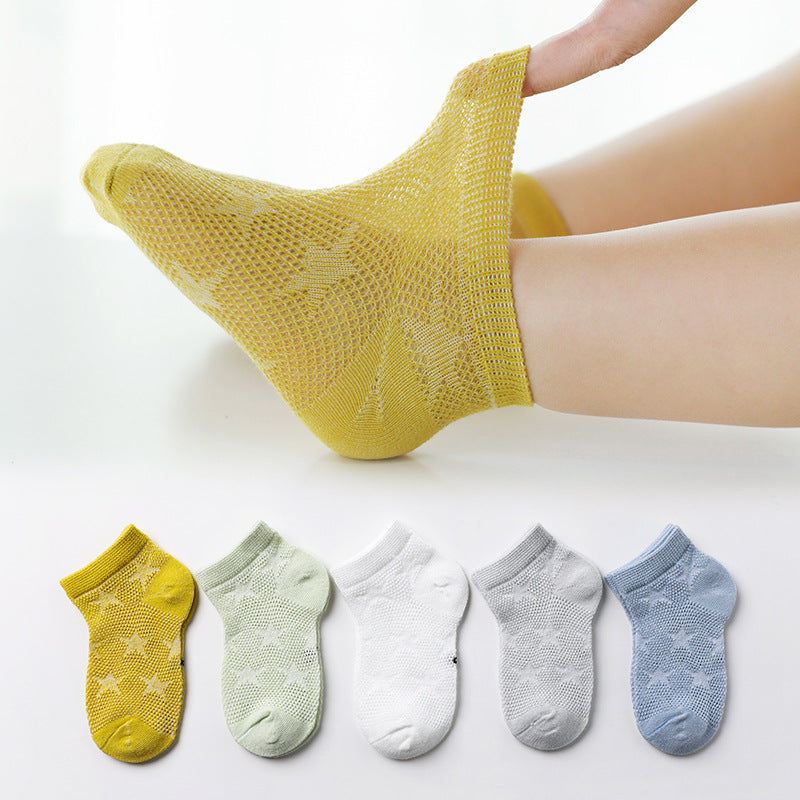 Children's Thin Breathable Mesh Socks