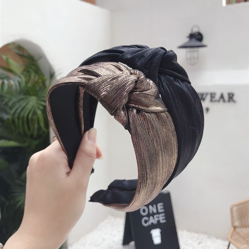 Hot stamping fabric headband