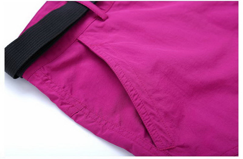 Two pieces of stitching solid color quick-drying pants
