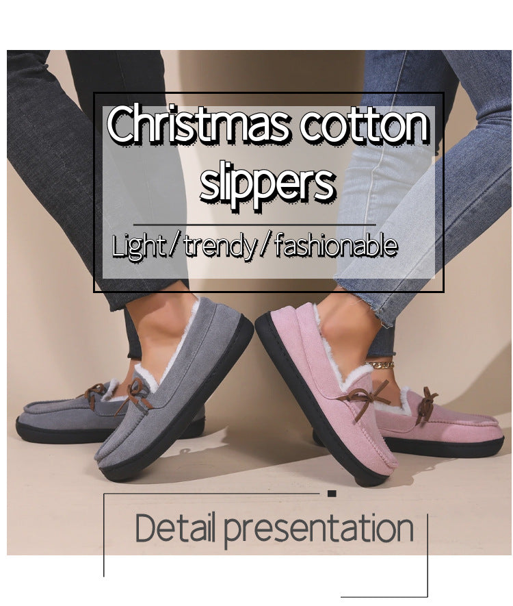 Home Cotton Shoes Autumn And Winter Warm Leisure Gommino