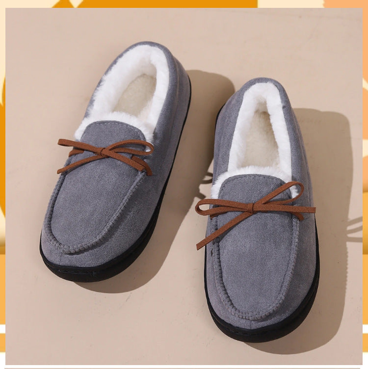 Home Cotton Shoes Autumn And Winter Warm Leisure Gommino