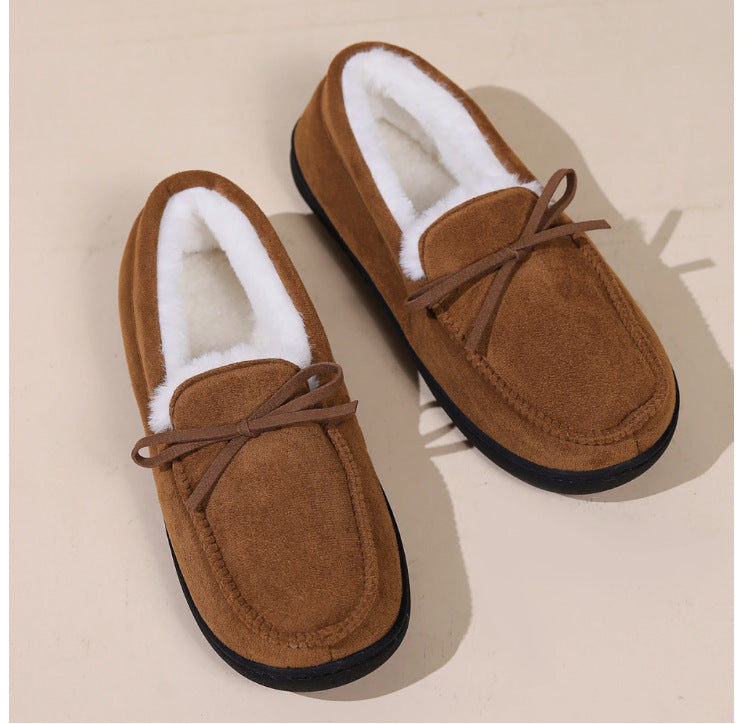 Home Cotton Shoes Autumn And Winter Warm Leisure Gommino