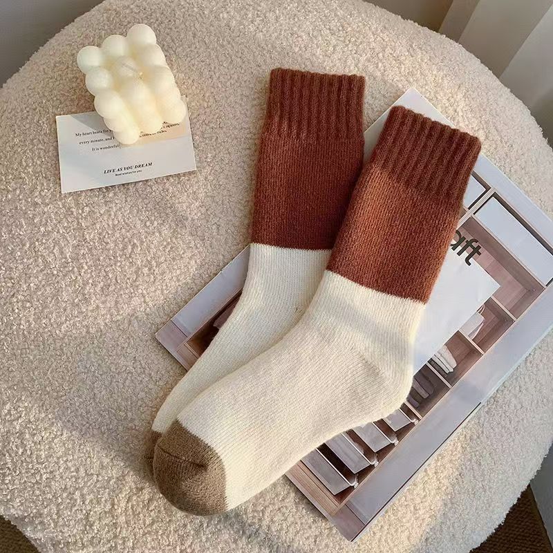 Women's AutumnWinter Warm Terry Socks