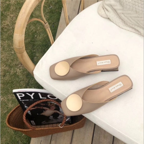 Baotou half slippers