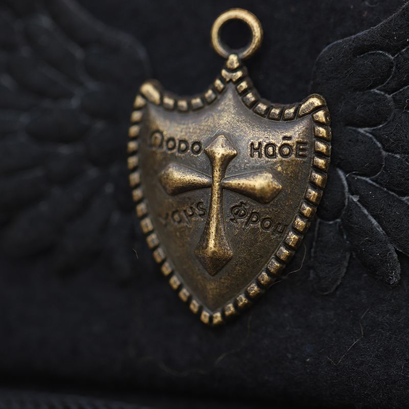 Efterår og vinter baretter Forår ny Lolita Army Lolita Design Minoritet Enkel sort hat Dame Forår
