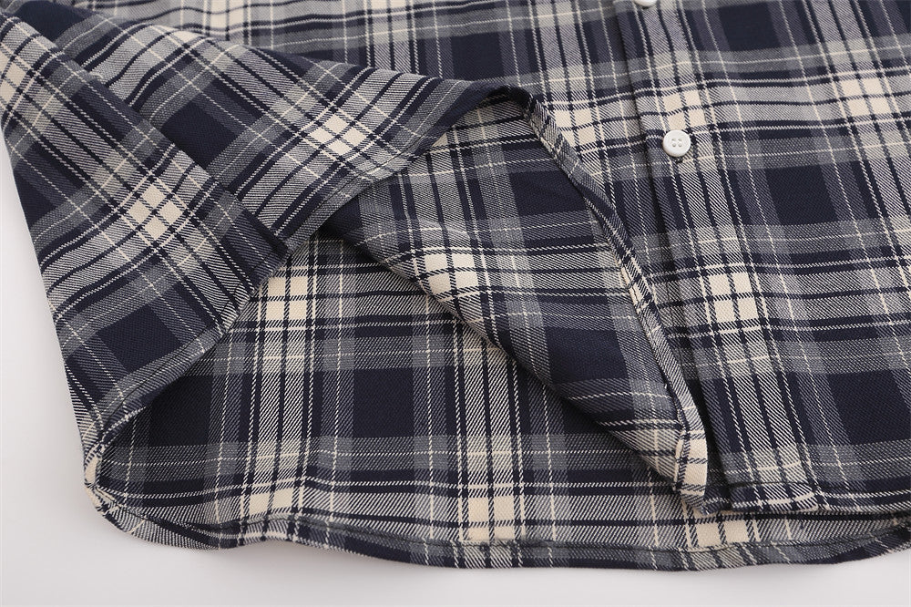 Men's American Casual Long Sleeve Shirt Coat
