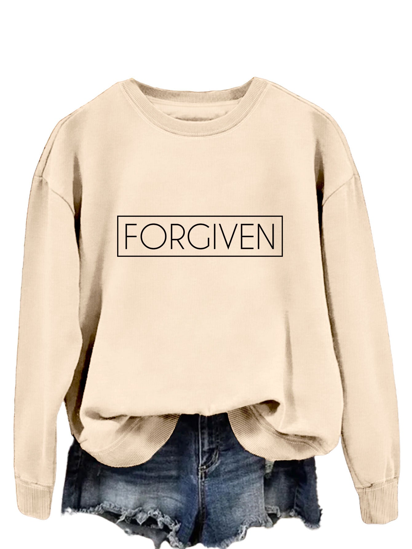 Trendy Tops Loose Long Sleeve Sweatershirt