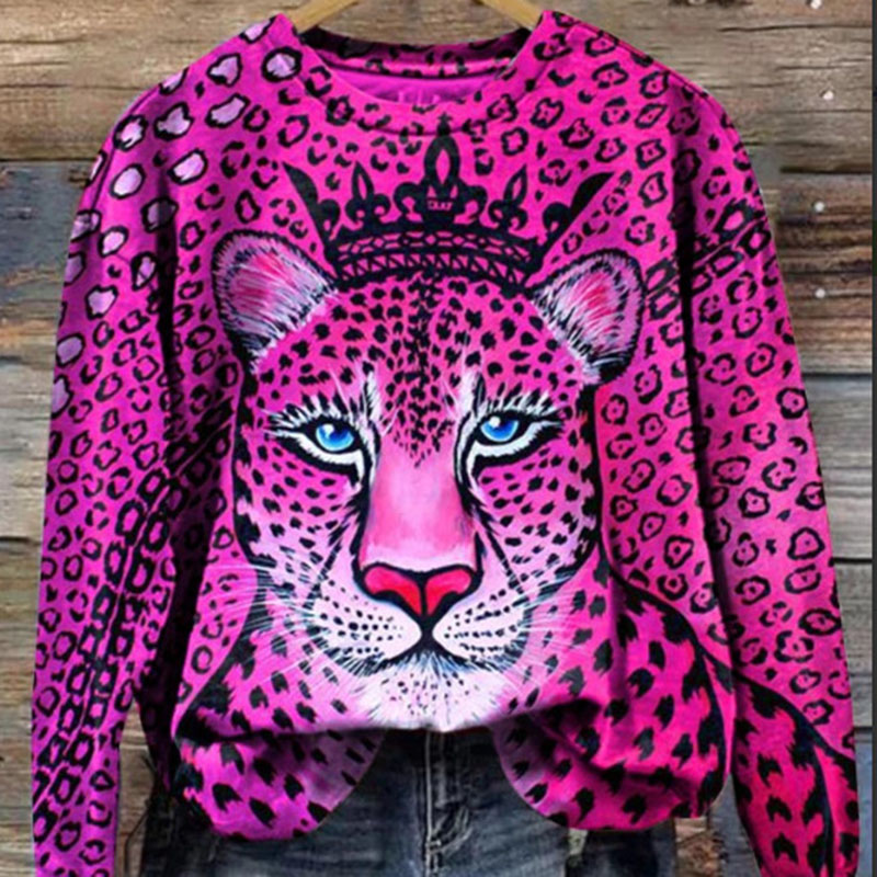 Women's Tiger Pattern 3D Printed Sweater T-shirt