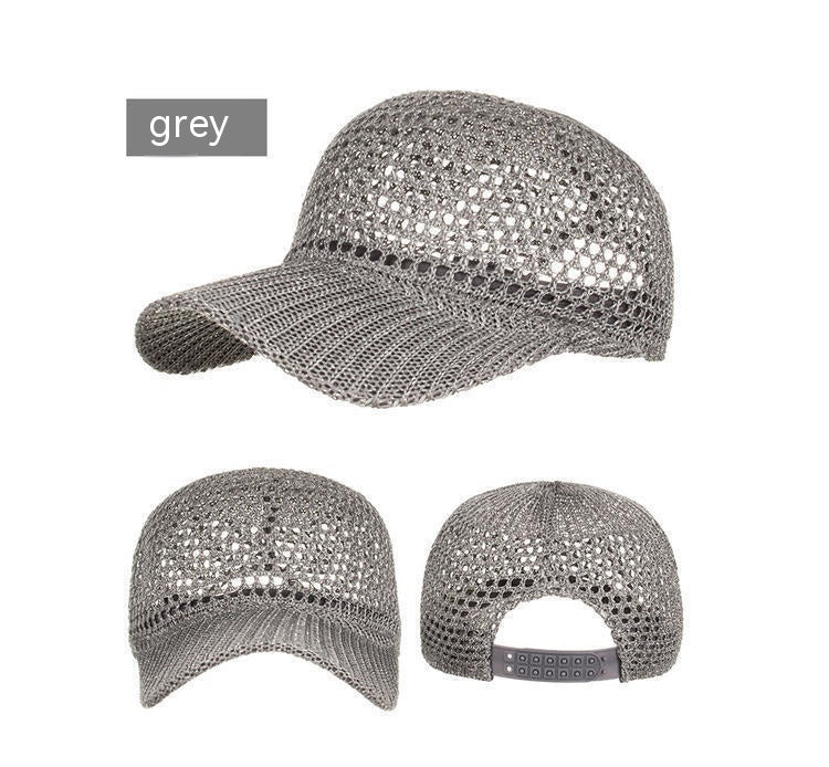 Men's Summer Outdoor Sun Protection Sunshade Women's Breathable Cool Fishing Net Baseball Cap