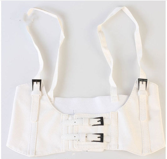 Women's sling, extra-wide belt, waistcoat style elastic elastic strap waist seal