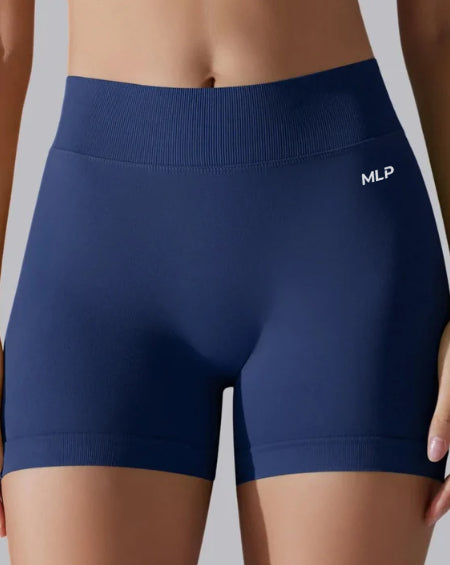 High Waist Knit Hip Raise Fitness Pants Tight Yoga Shorts