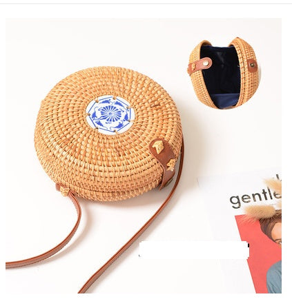 Rattan ins mini bag hollow bag