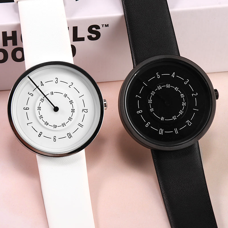 Punk-stil simpelt bælte quartz-ur