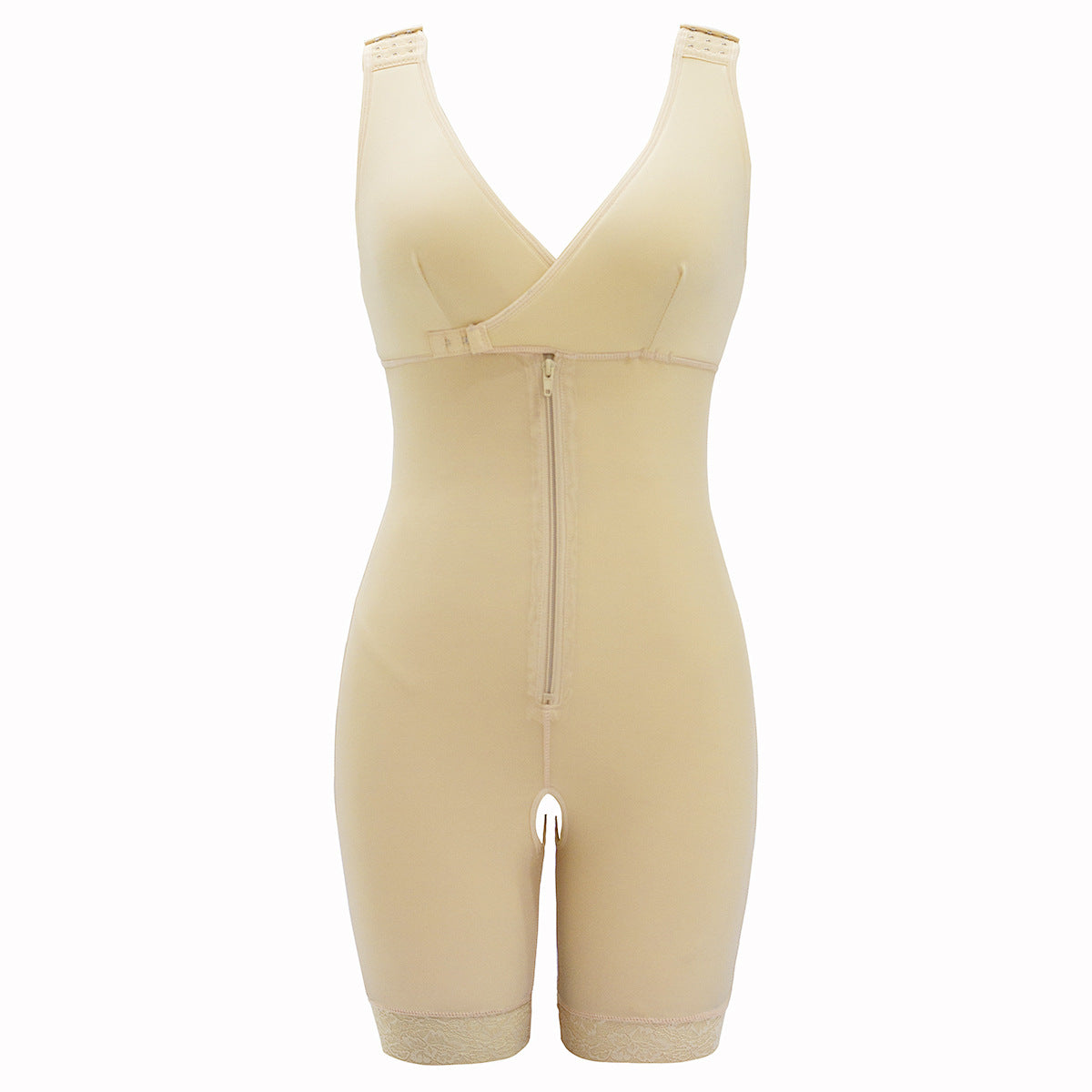 One-piece waist-length hip shapers