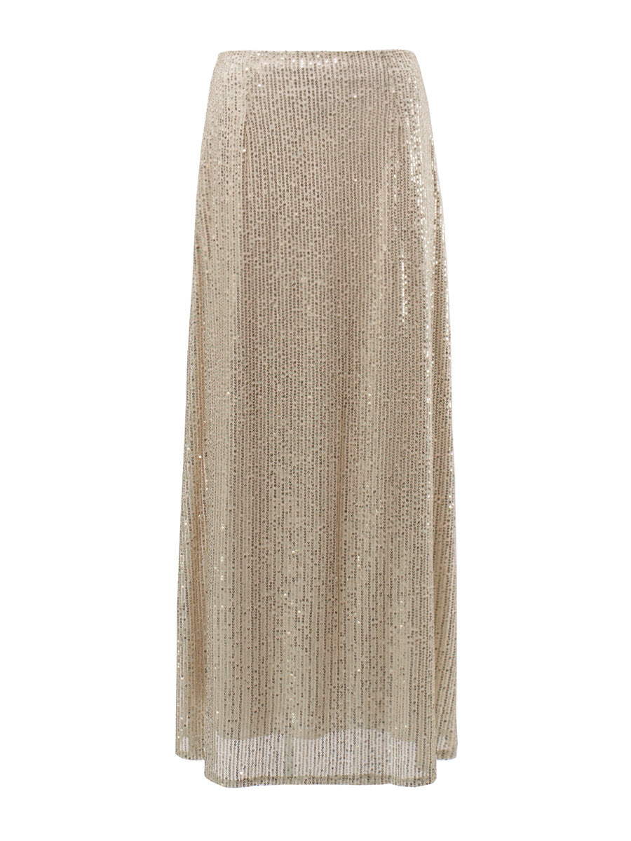 Women's Fashion Casual Simple Sequined Skirt