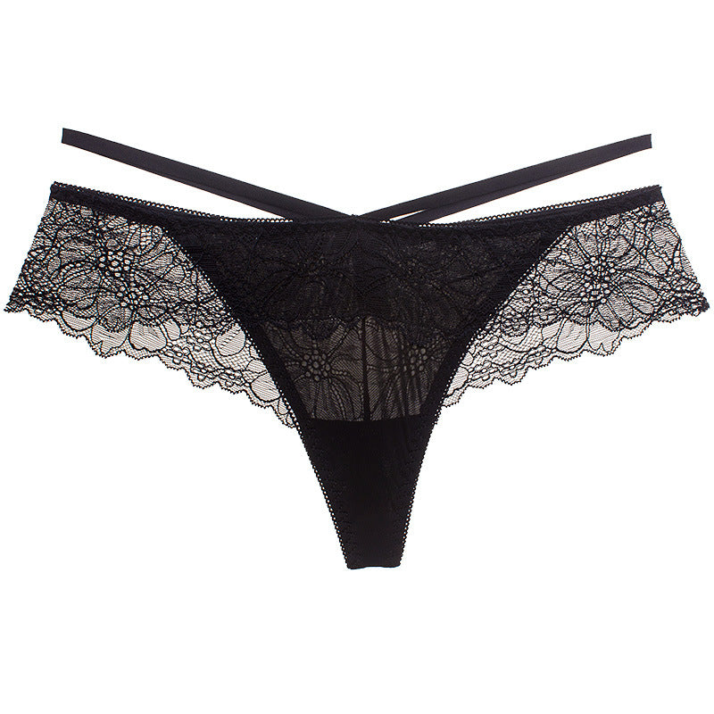 Ladies Briefs With Lace Straps And Low Waists