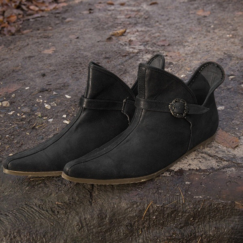 Women's Fashion Belt Buckle Ankle Boots