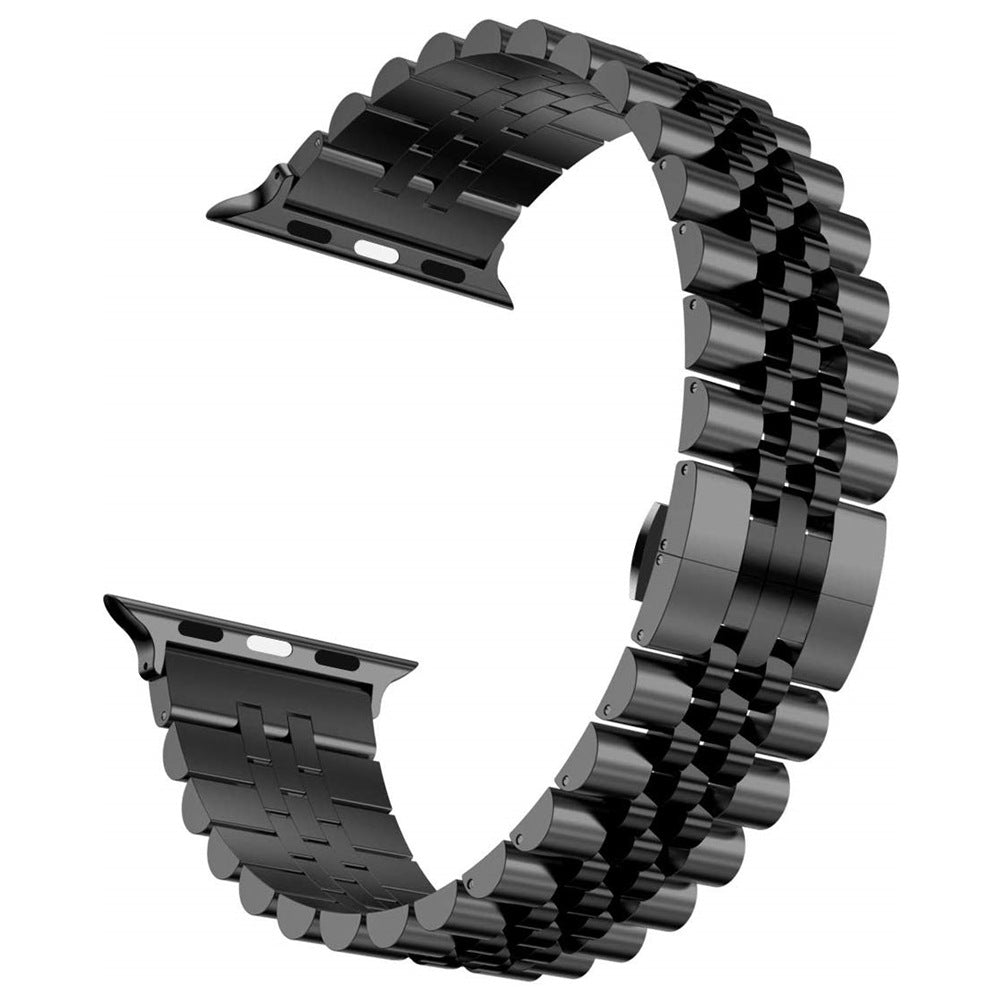 Compatible with Apple, Iwatch solid steel belt