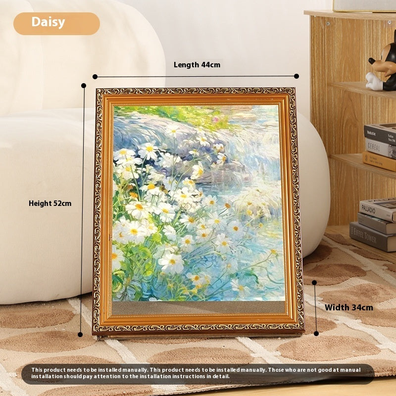 Retro Golden Cat Nest Cat Scratch Board Toy